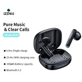 IZENIS izPods B030 Bluetooth 5.3,TWS Earbuds,ENC Noise Canceling Earbuds, noise reduction for 4 microphone, Waterproof IPX6